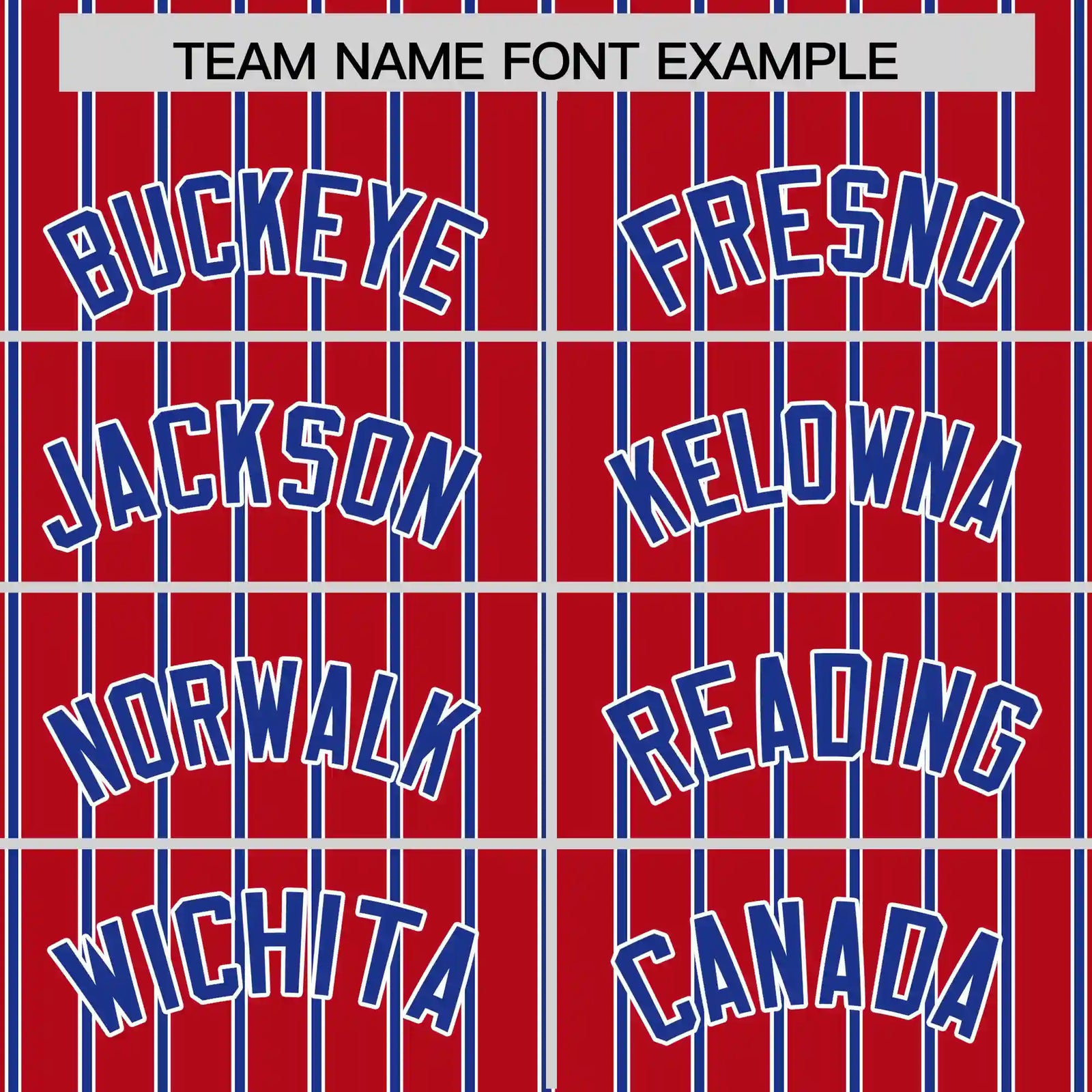 Custom Red White-Royal Blue Pinstripe Pattern Design Performance T-Shirt