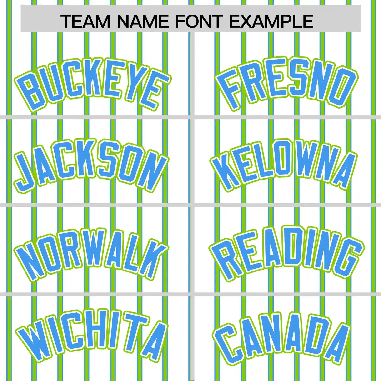 Custom White Powder Blue-Neon Green Pinstripe Pattern Design Performance T-Shirt