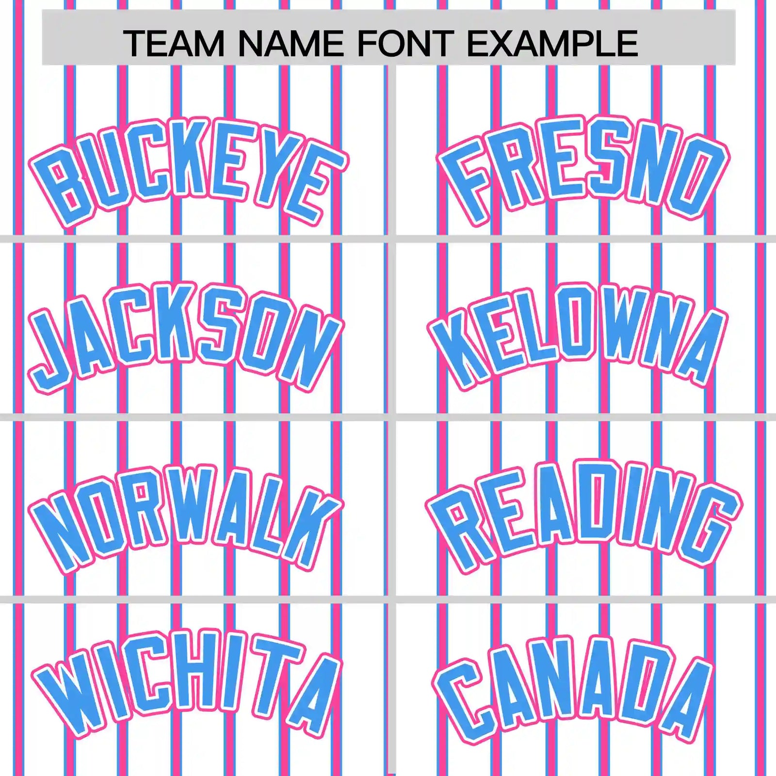 Custom White Powder Blue-Pink Pinstripe Pattern Design Performance T-Shirt