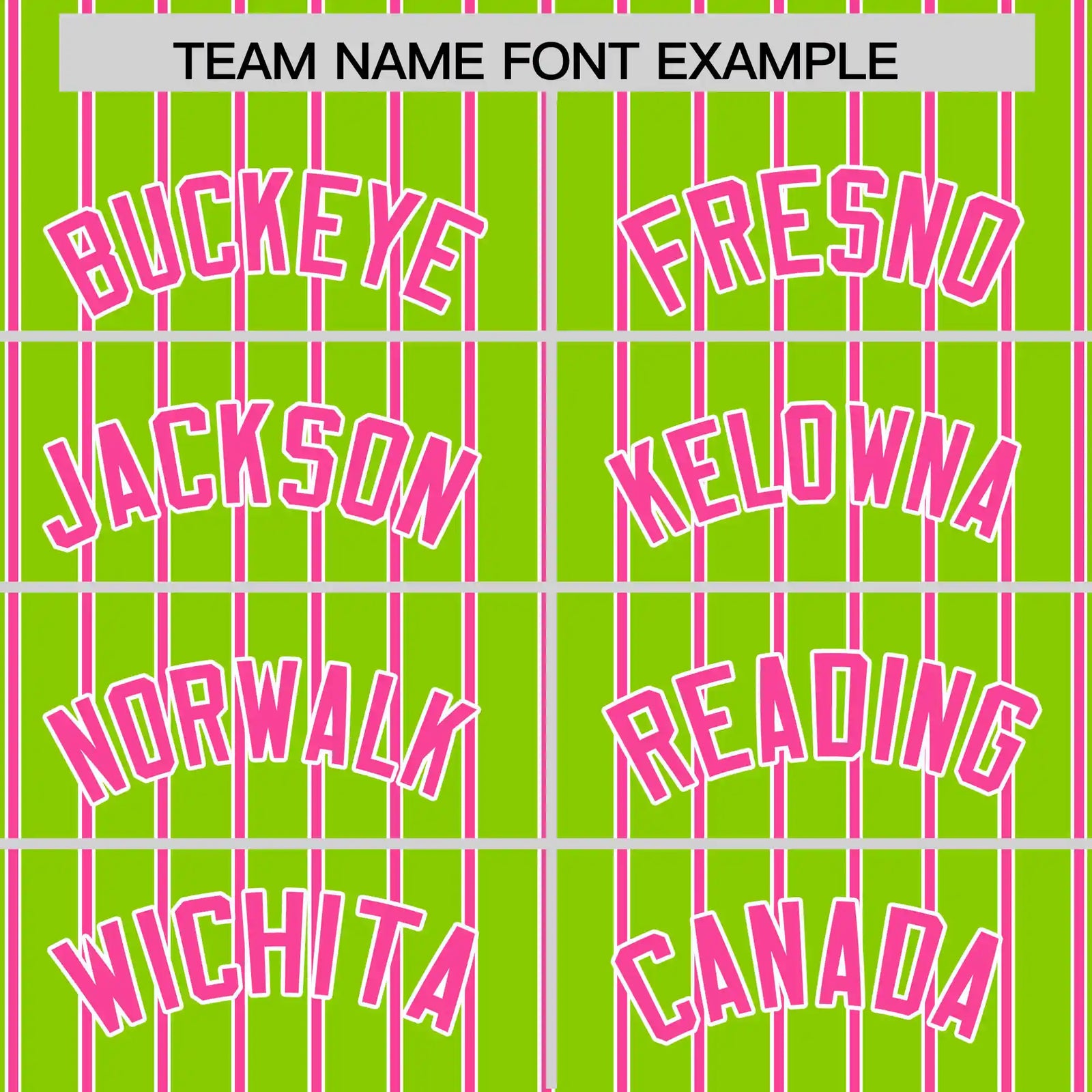 Custom Neon Green White-Pink Pinstripe Pattern Design Performance T-Shirt