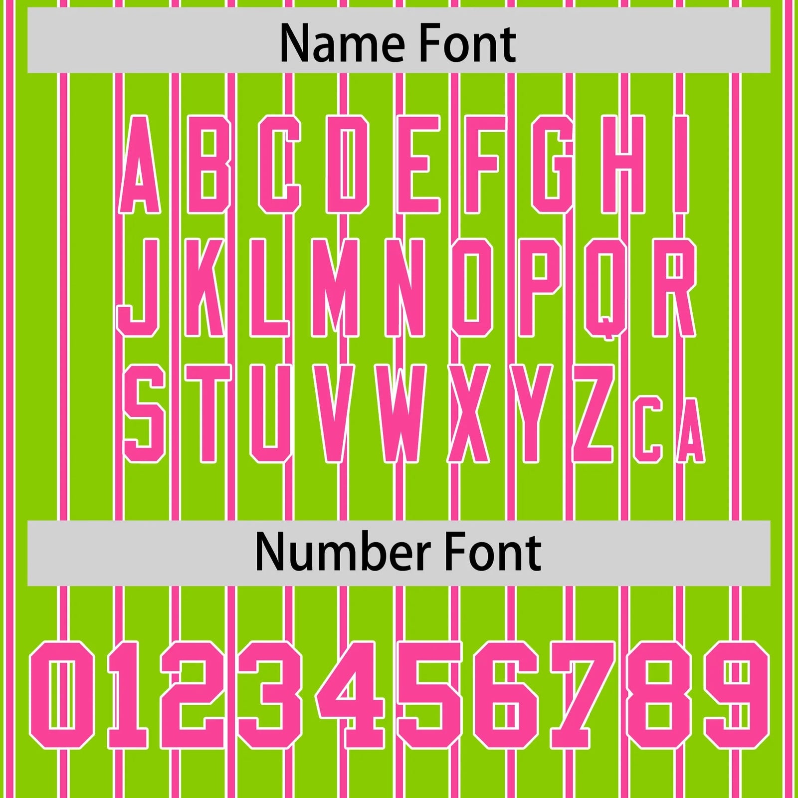 Custom Neon Green White-Pink Pinstripe Pattern Design Performance T-Shirt