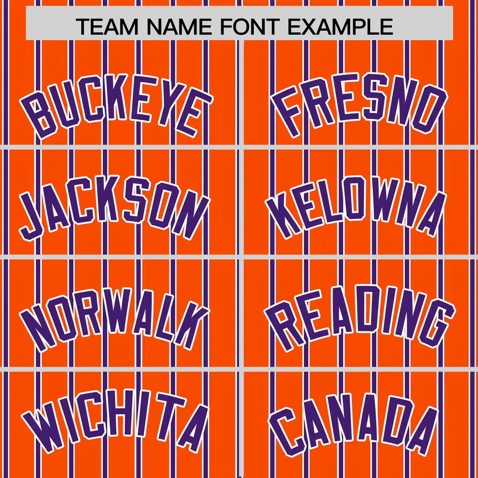 Custom Orange White-Purple Pinstripe Pattern Design Performance T-Shirt