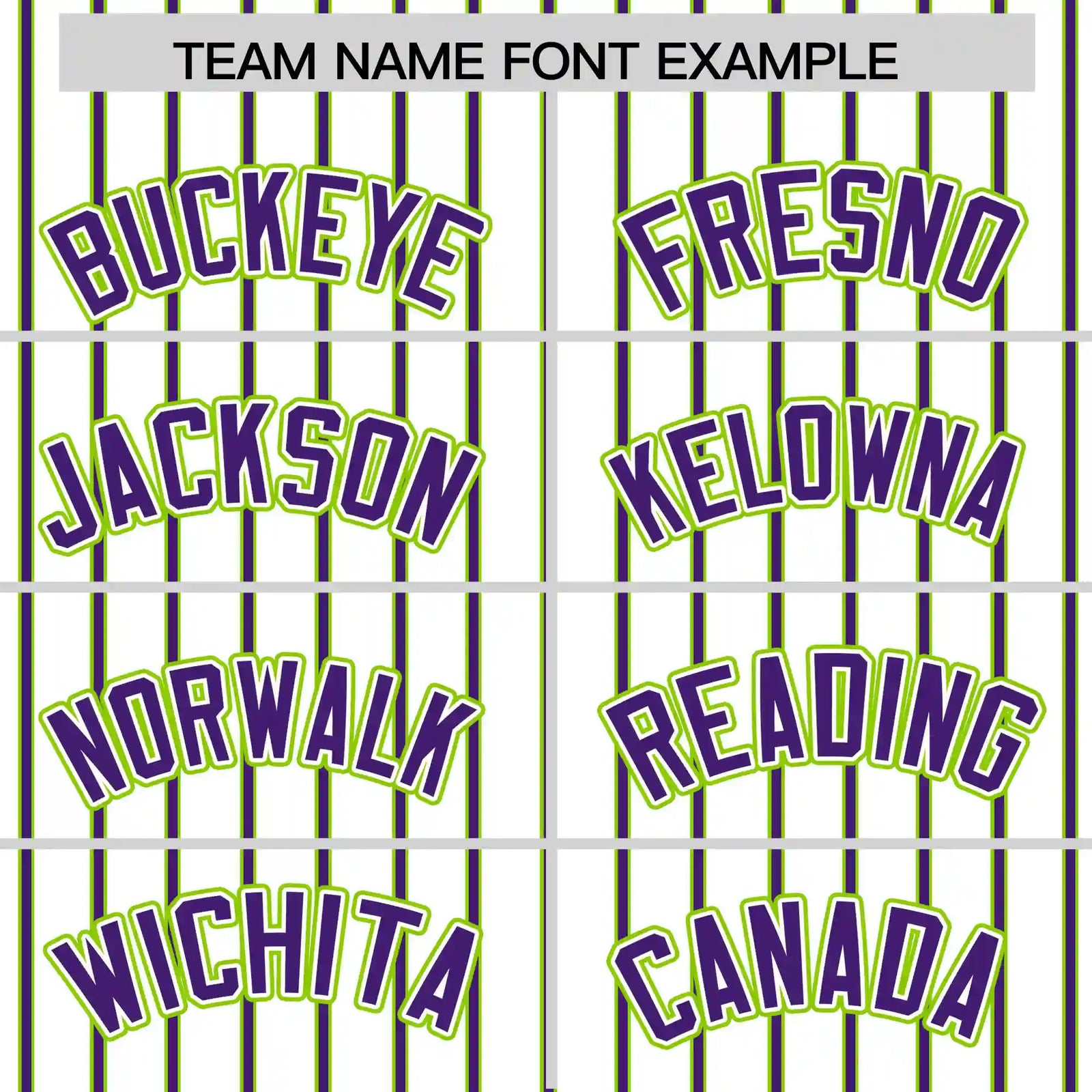Custom White Neon Green-Purple Pinstripe Pattern Design Performance T-Shirt