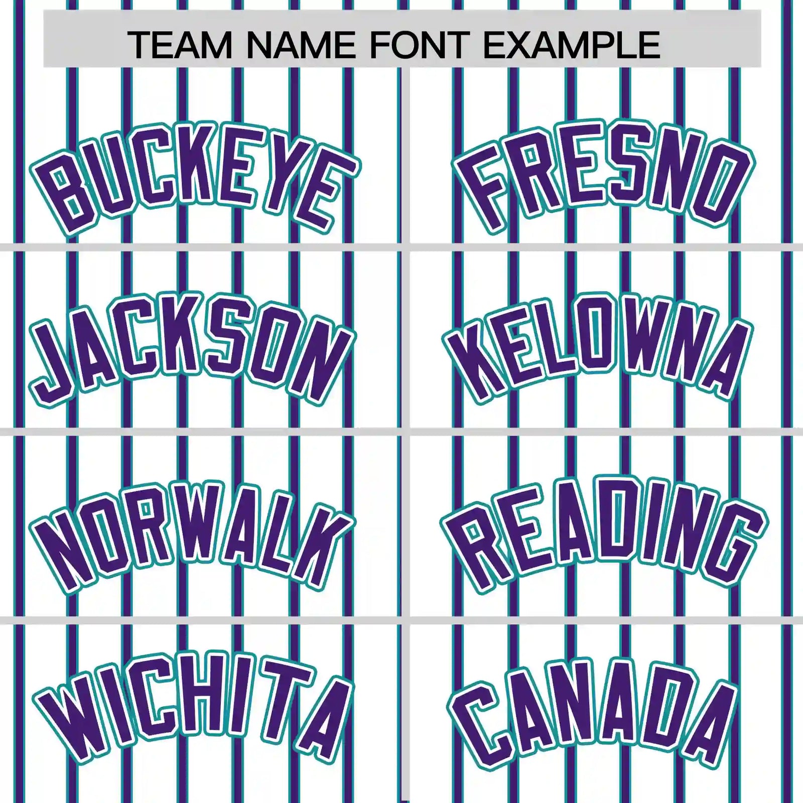 Custom White Aqua-Purple Pinstripe Pattern Design Performance T-Shirt