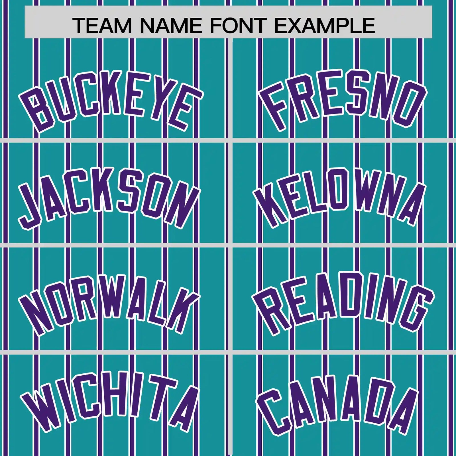 Custom Aqua White-Purple Pinstripe Pattern Design Performance T-Shirt