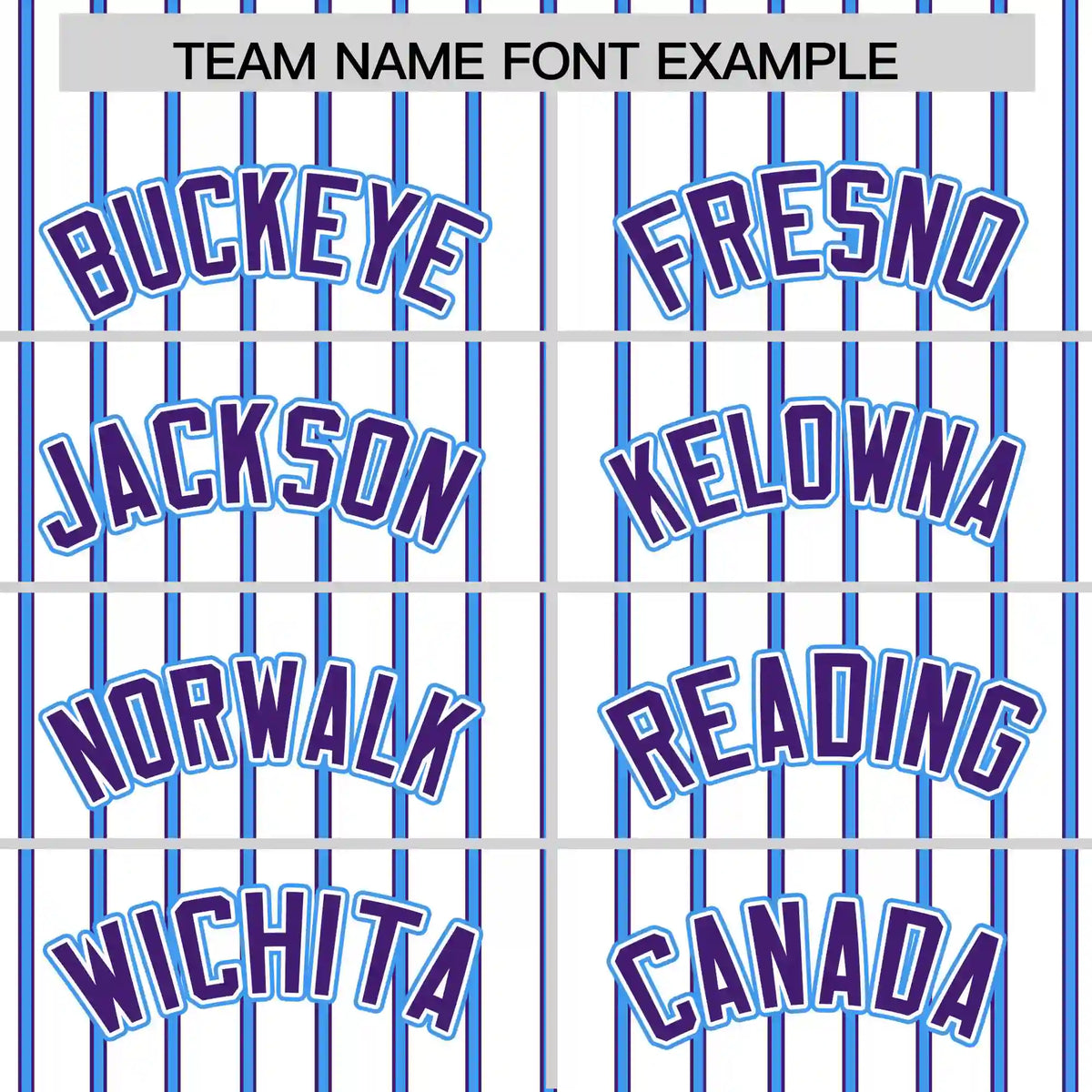 Custom White Powder Blue-Purple Pinstripe Pattern Design Performance T-Shirt