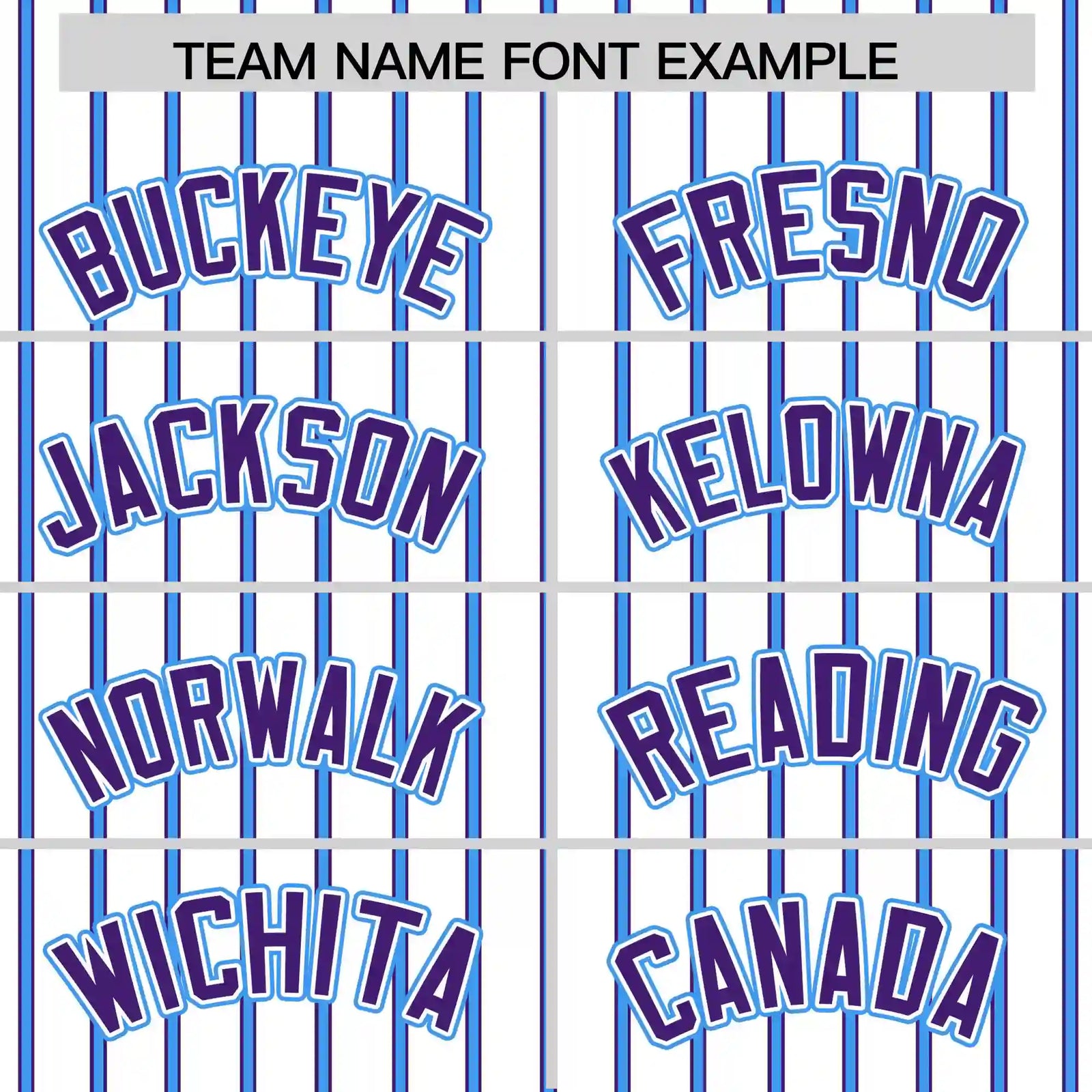 Custom White Powder Blue-Purple Pinstripe Pattern Design Performance T-Shirt
