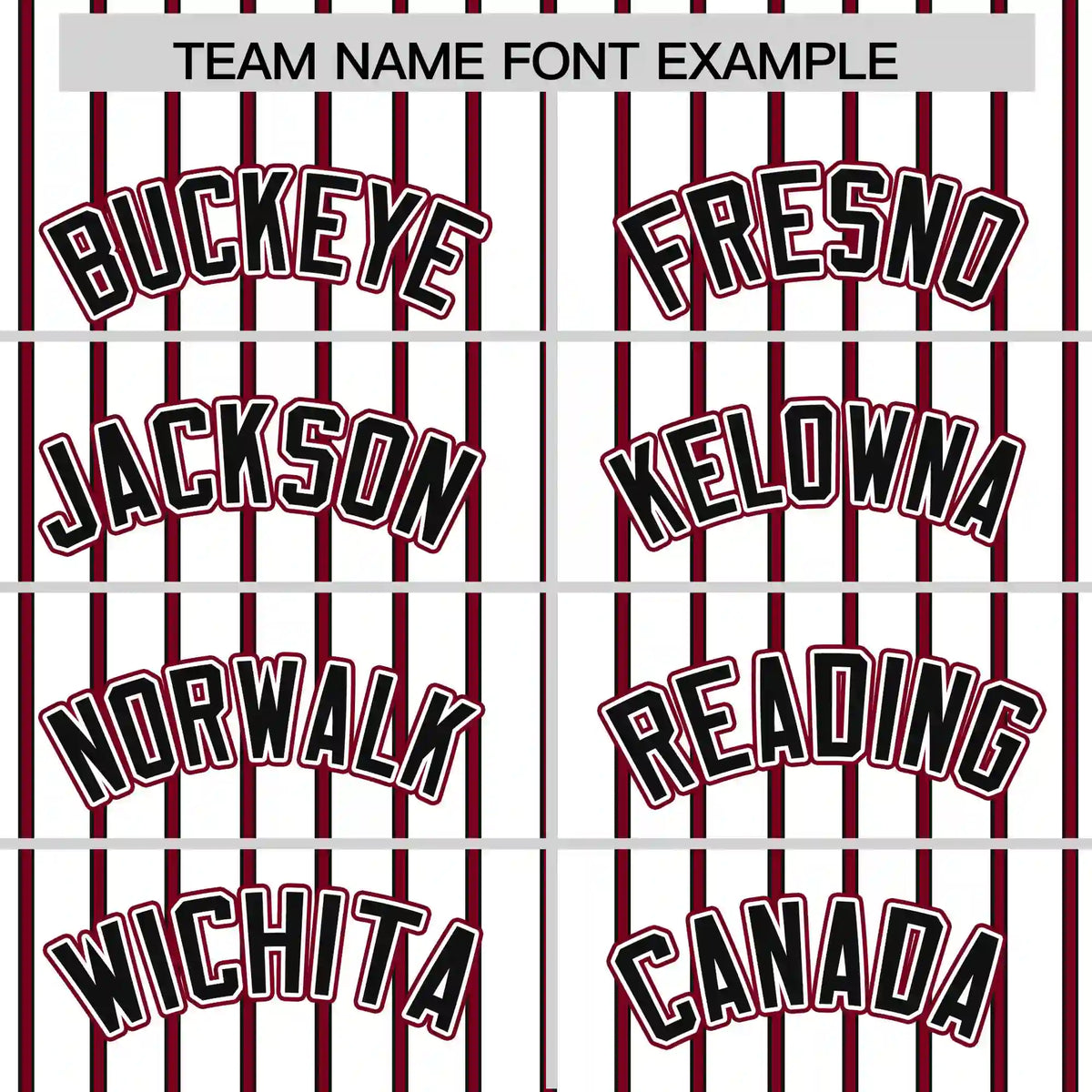 Custom White Black-Crimson Pinstripe Pattern Design Performance T-Shirt