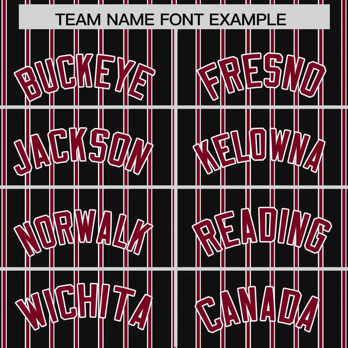Custom Black White-Crimson Pinstripe Pattern Design Performance T-Shirt