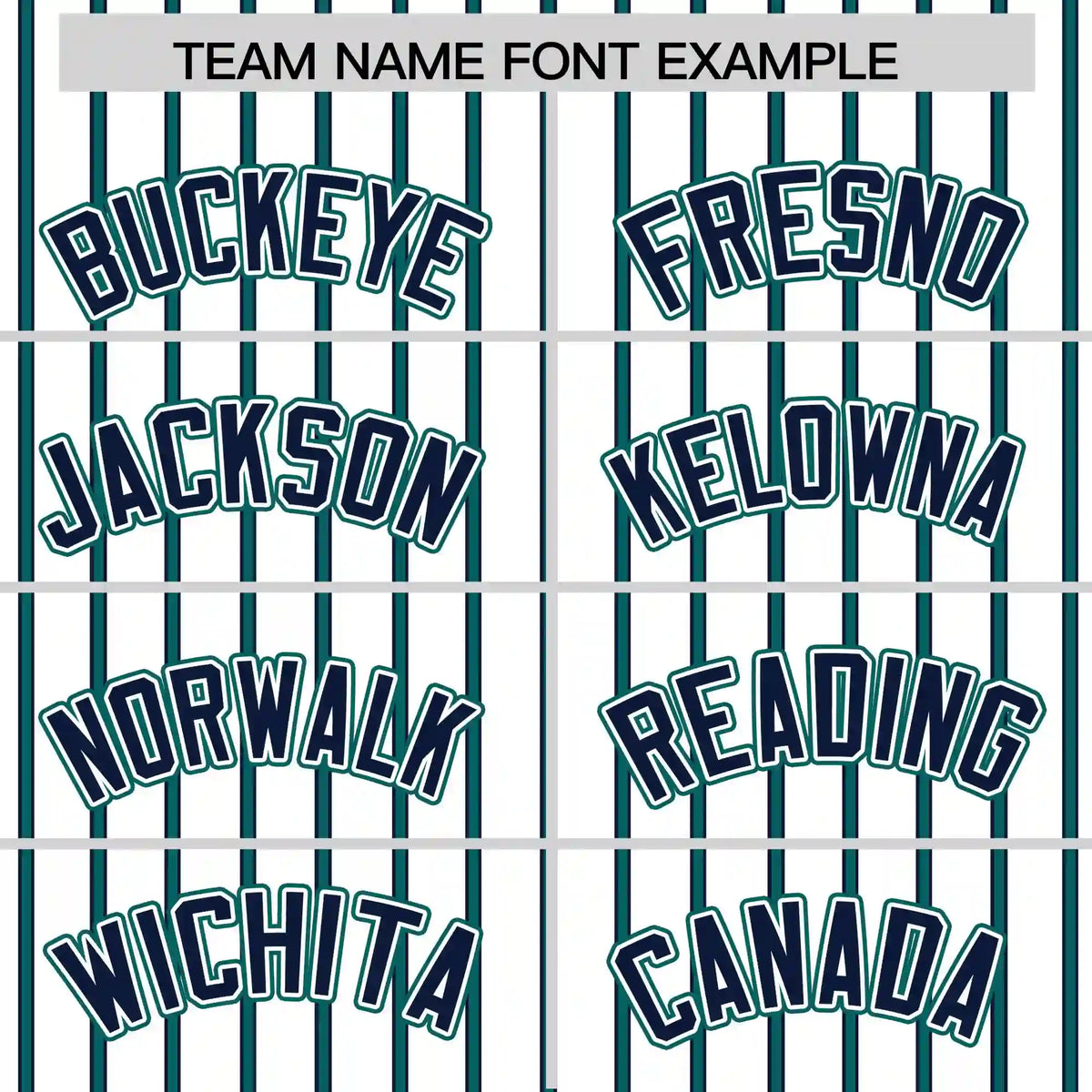 Custom White Navy-Aqua Pinstripe Pattern Design Performance T-Shirt