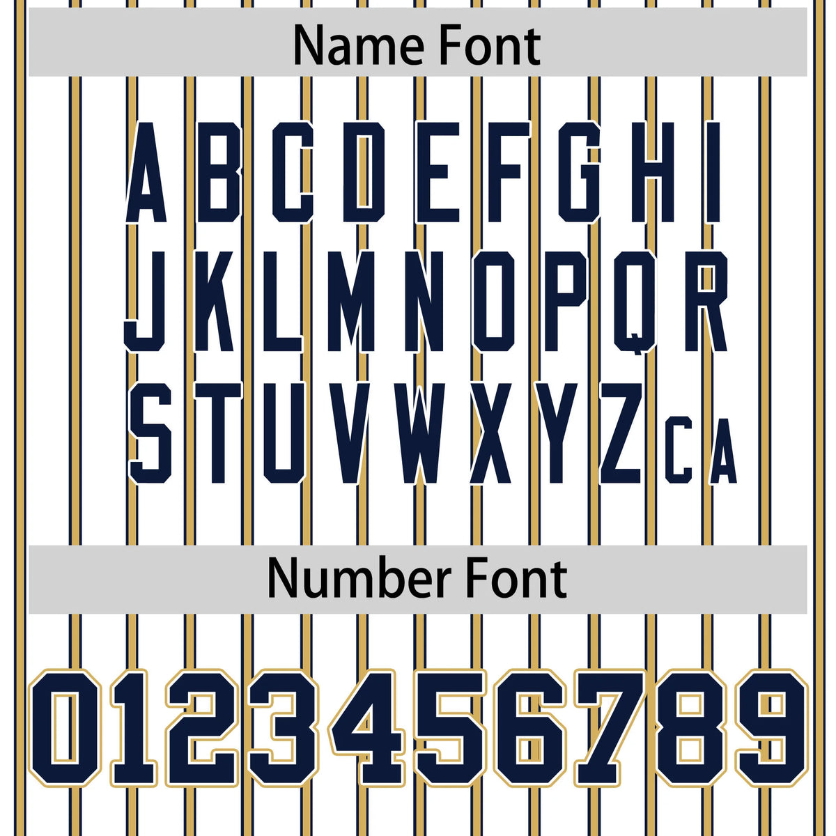 Custom White Navy-Khaki Pinstripe Pattern Design Performance T-Shirt