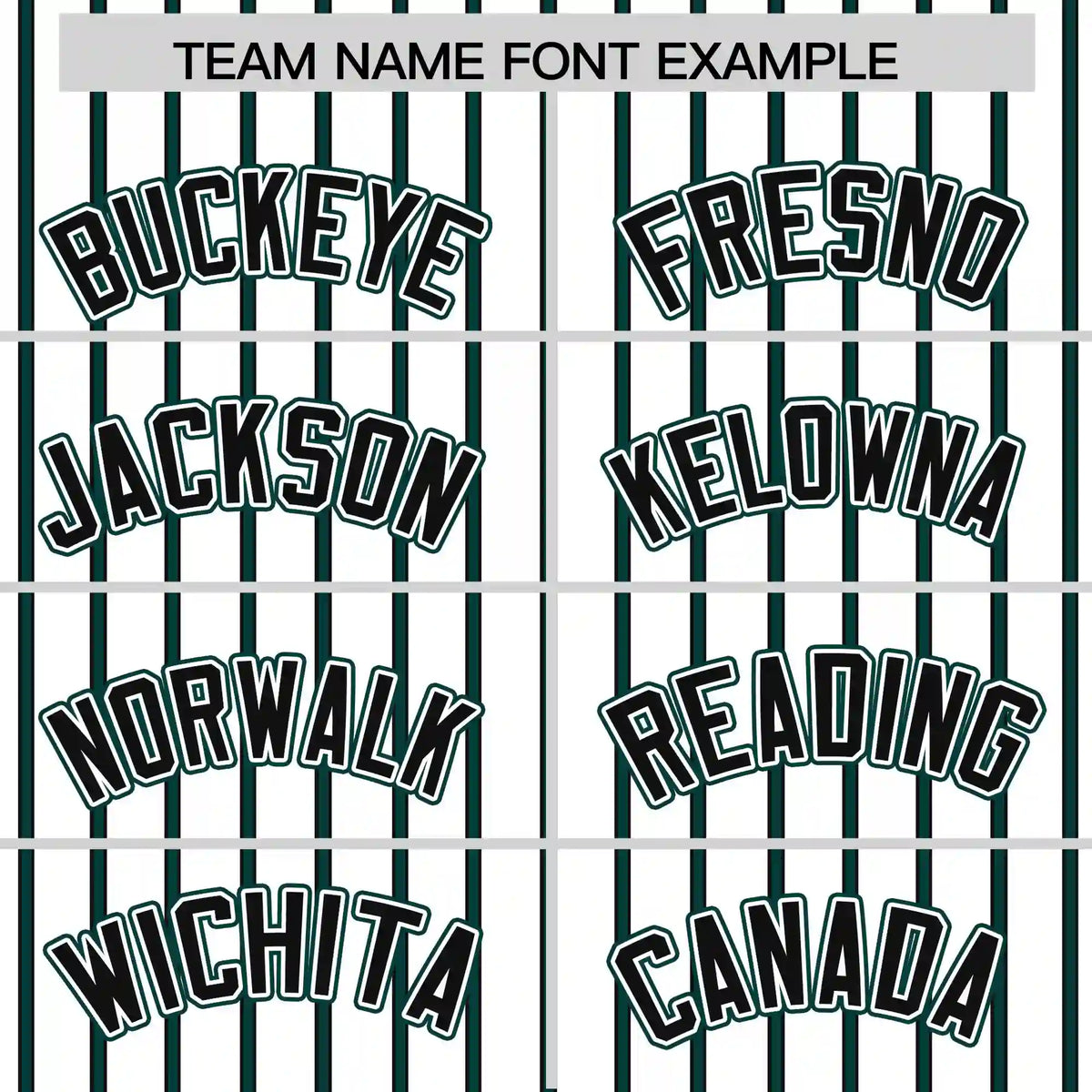 Custom White Black-Midnight Green Pinstripe Pattern Design Performance T-Shirt