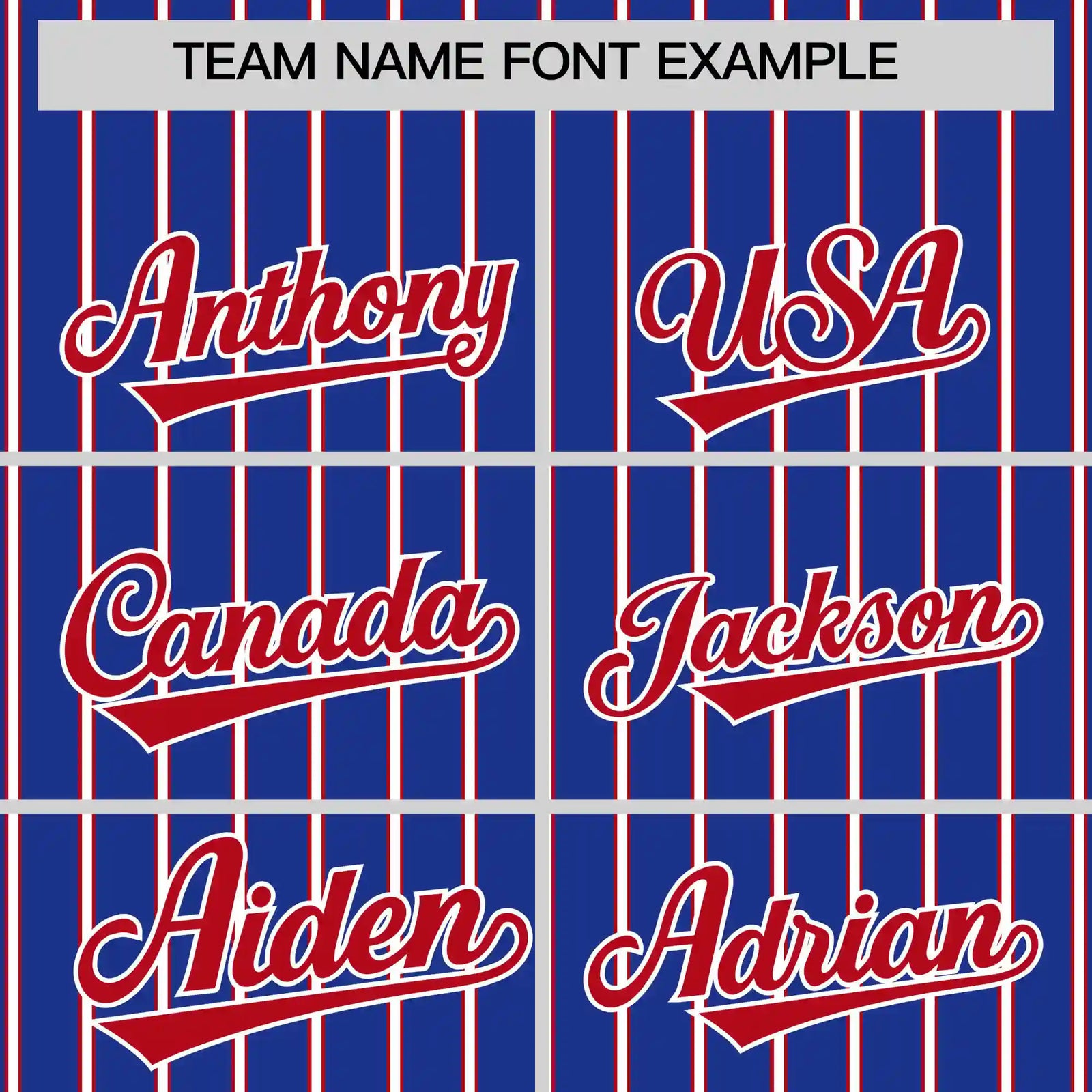 Custom Royal Blue White-Red Pinstripe Pattern Design Performance T-Shirt