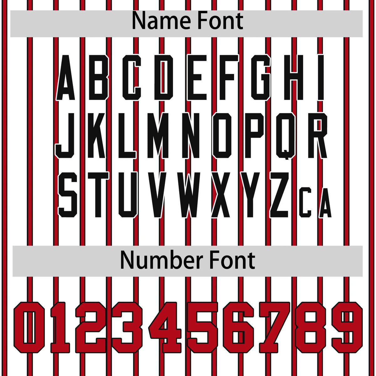 Custom White Black-Red Pinstripe Pattern Design Performance T-Shirt