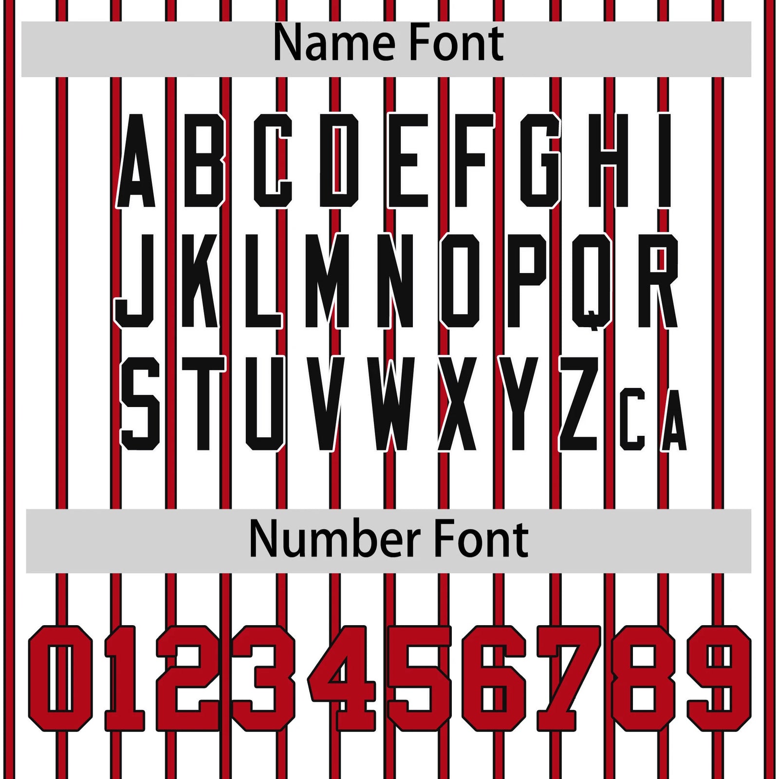 Custom White Black-Red Pinstripe Pattern Design Performance T-Shirt