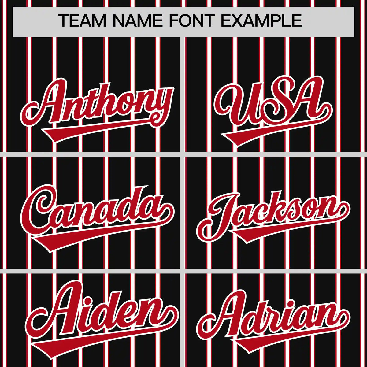 Custom Black White-Red Pinstripe Pattern Design Performance T-Shirt