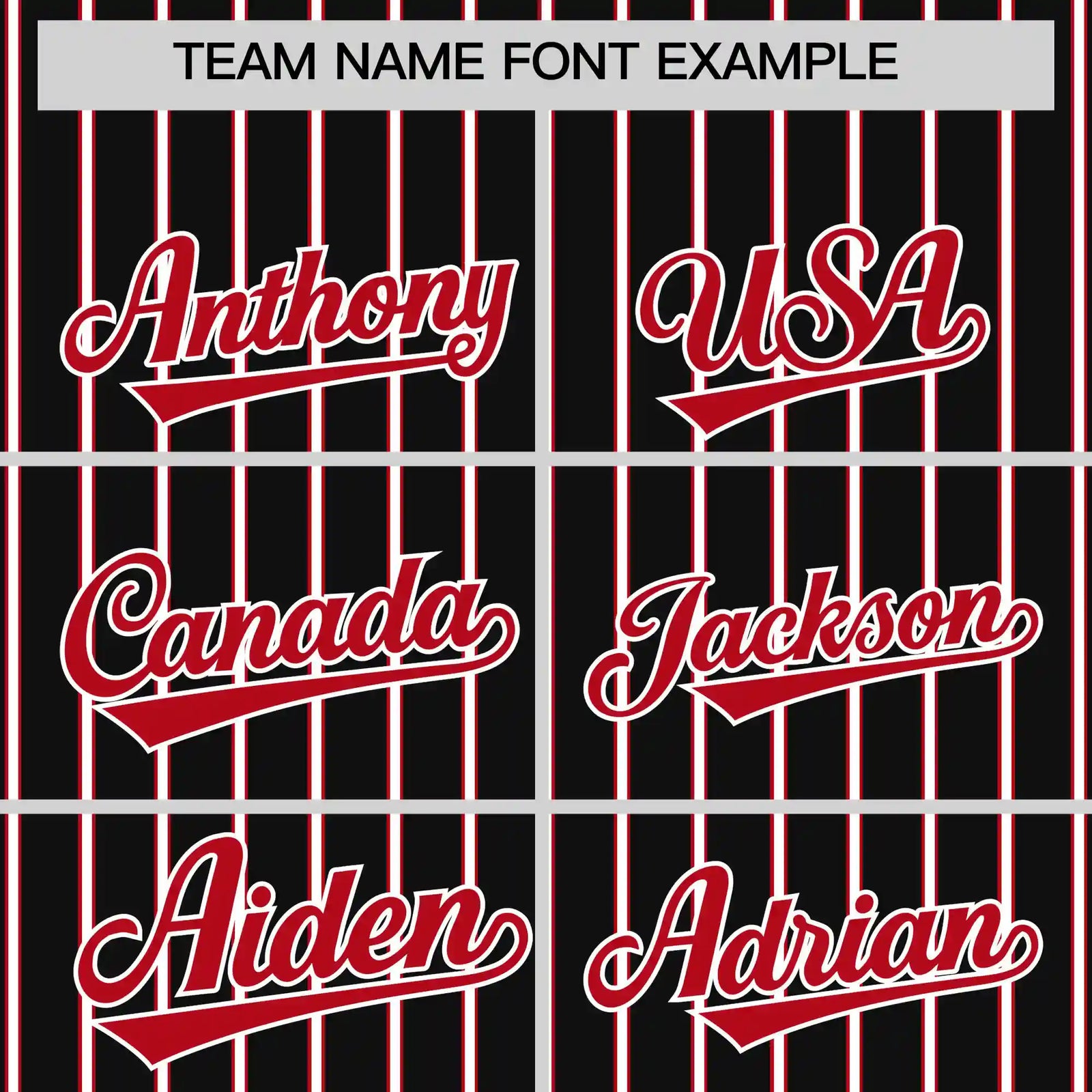 Custom Black White-Red Pinstripe Pattern Design Performance T-Shirt