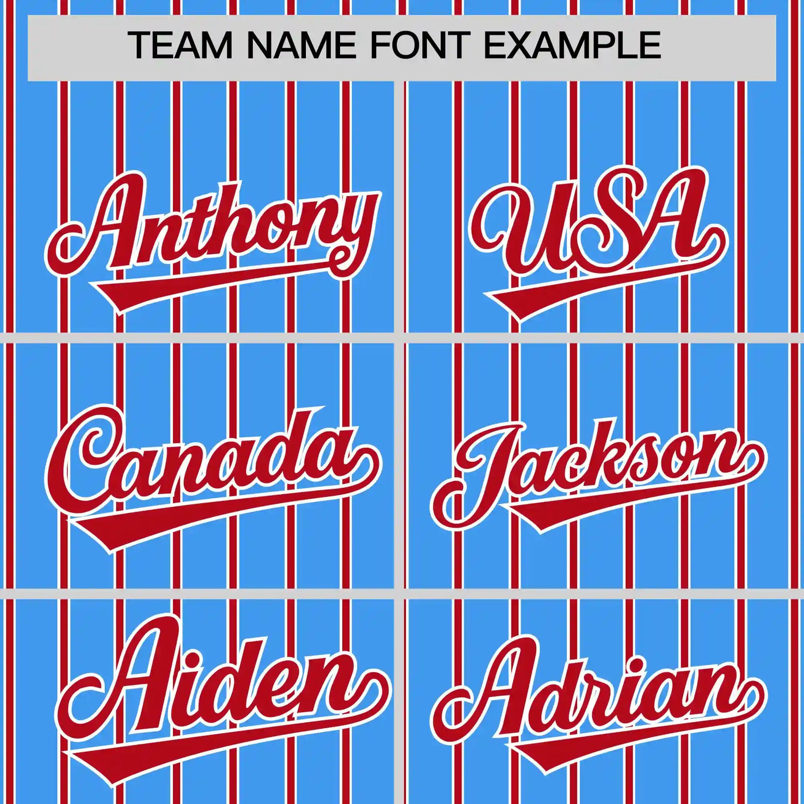Custom Powder Blue White-Red Pinstripe Pattern Design Performance T-Shirt