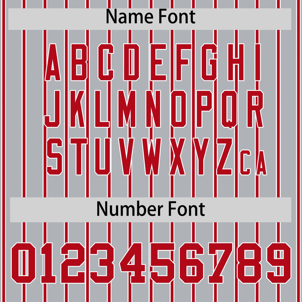 Custom Gray White-Red Pinstripe Pattern Design Performance T-Shirt