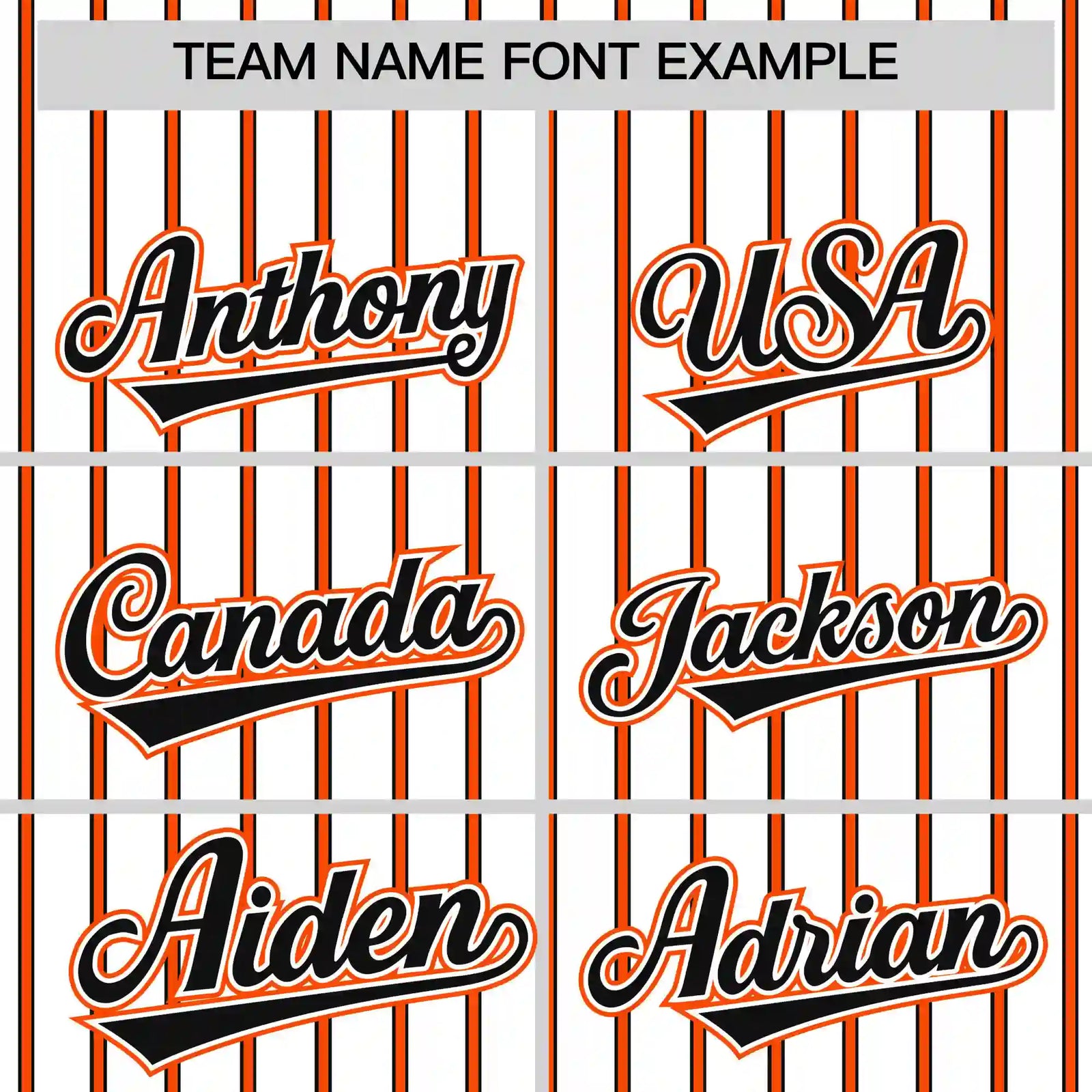 Custom White Black-Orange Pinstripe Pattern Design Performance T-Shirt