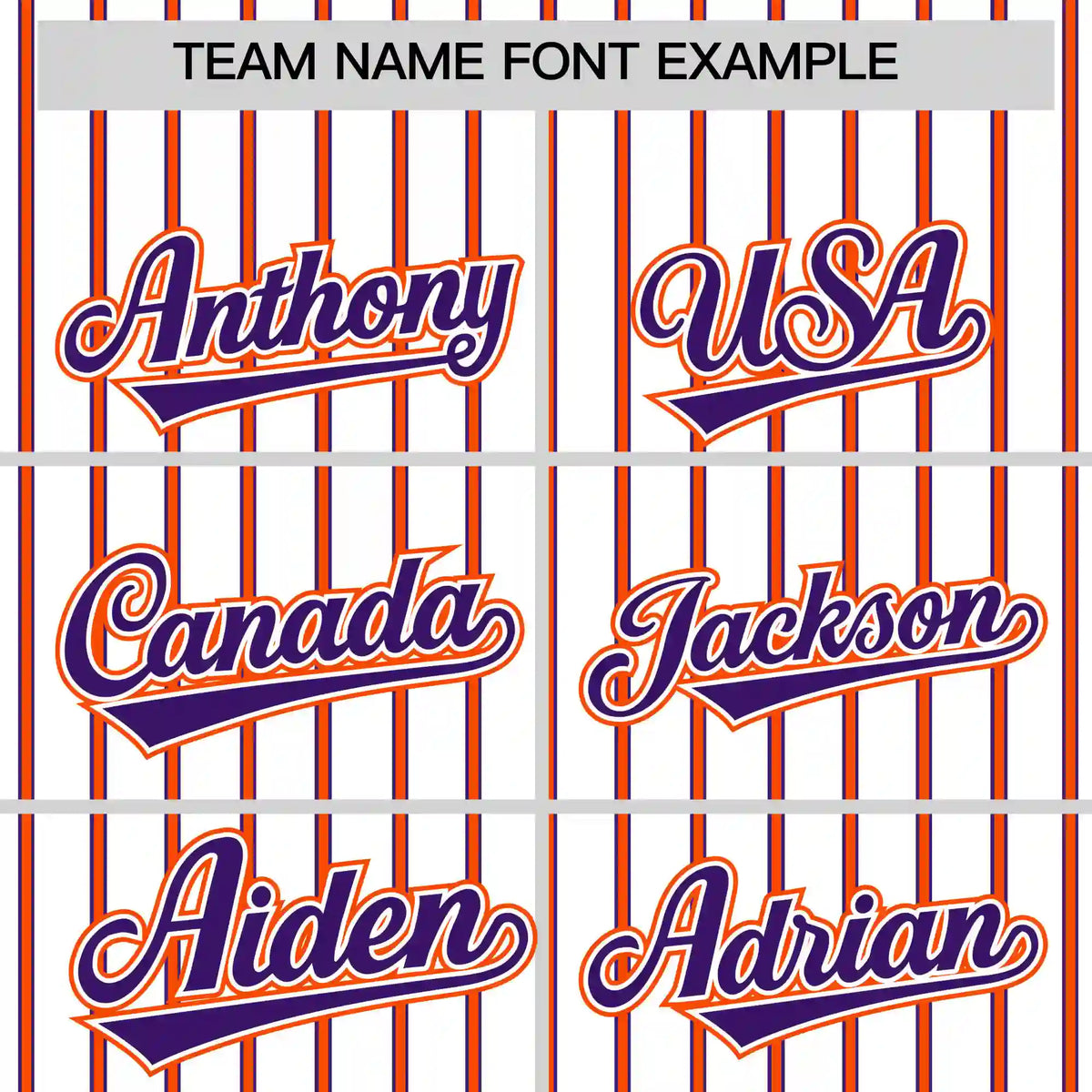 Custom White Purple-Orange Pinstripe Pattern Design Performance T-Shirt