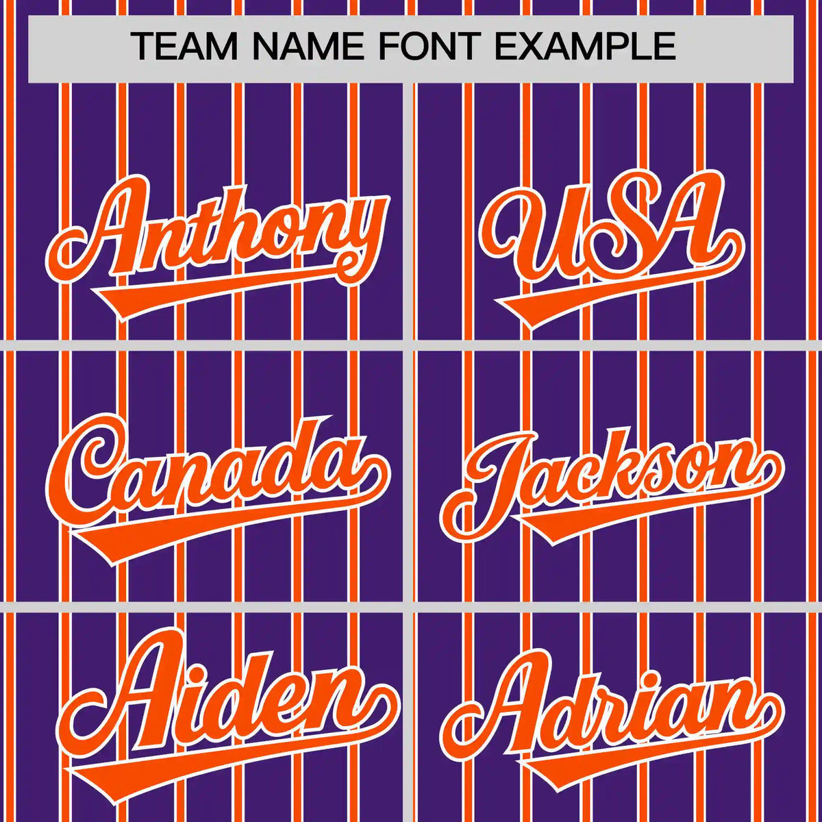 Custom Purple White-Orange Pinstripe Pattern Design Performance T-Shirt