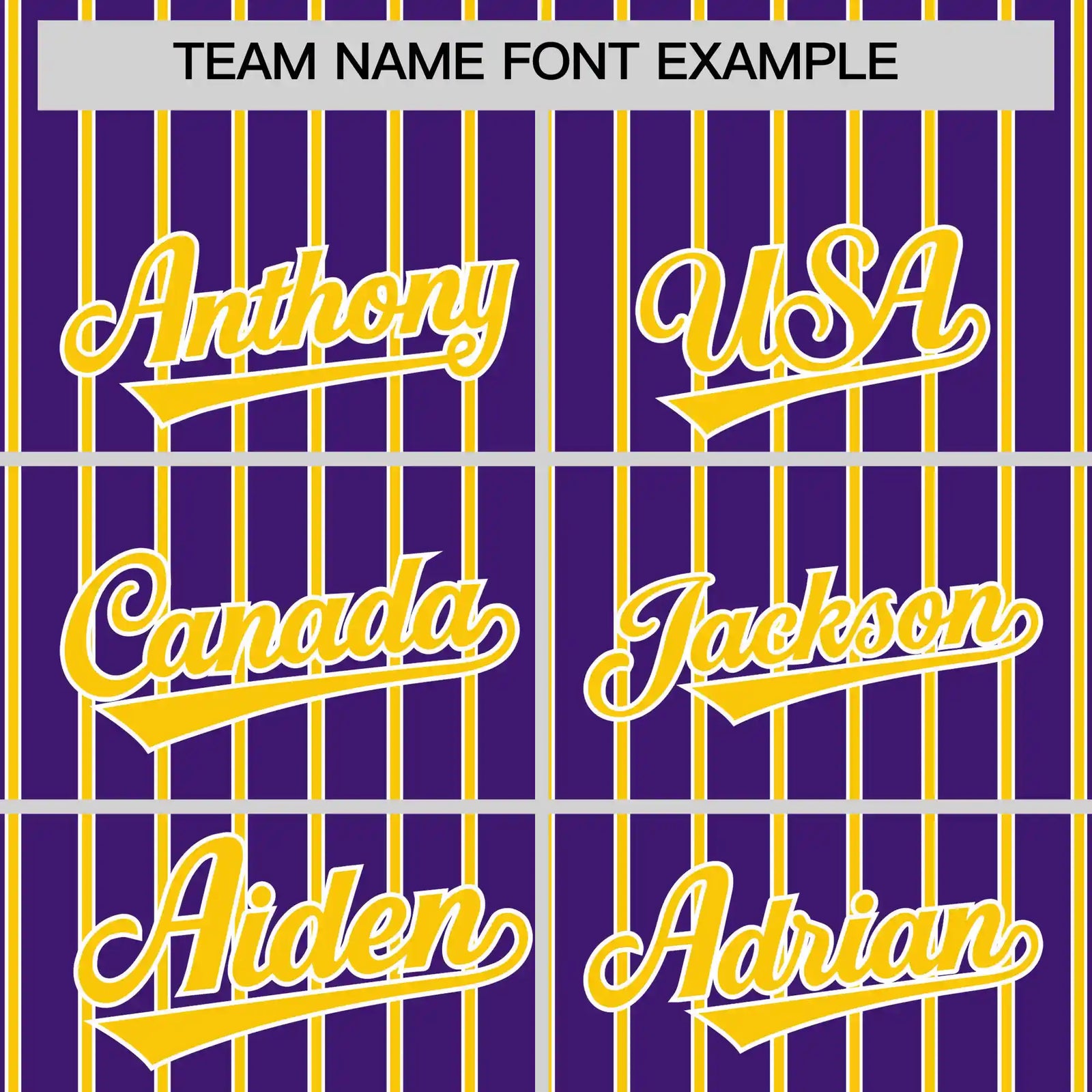 Custom Purple White-Gold01 Pinstripe Pattern Design Performance T-Shirt