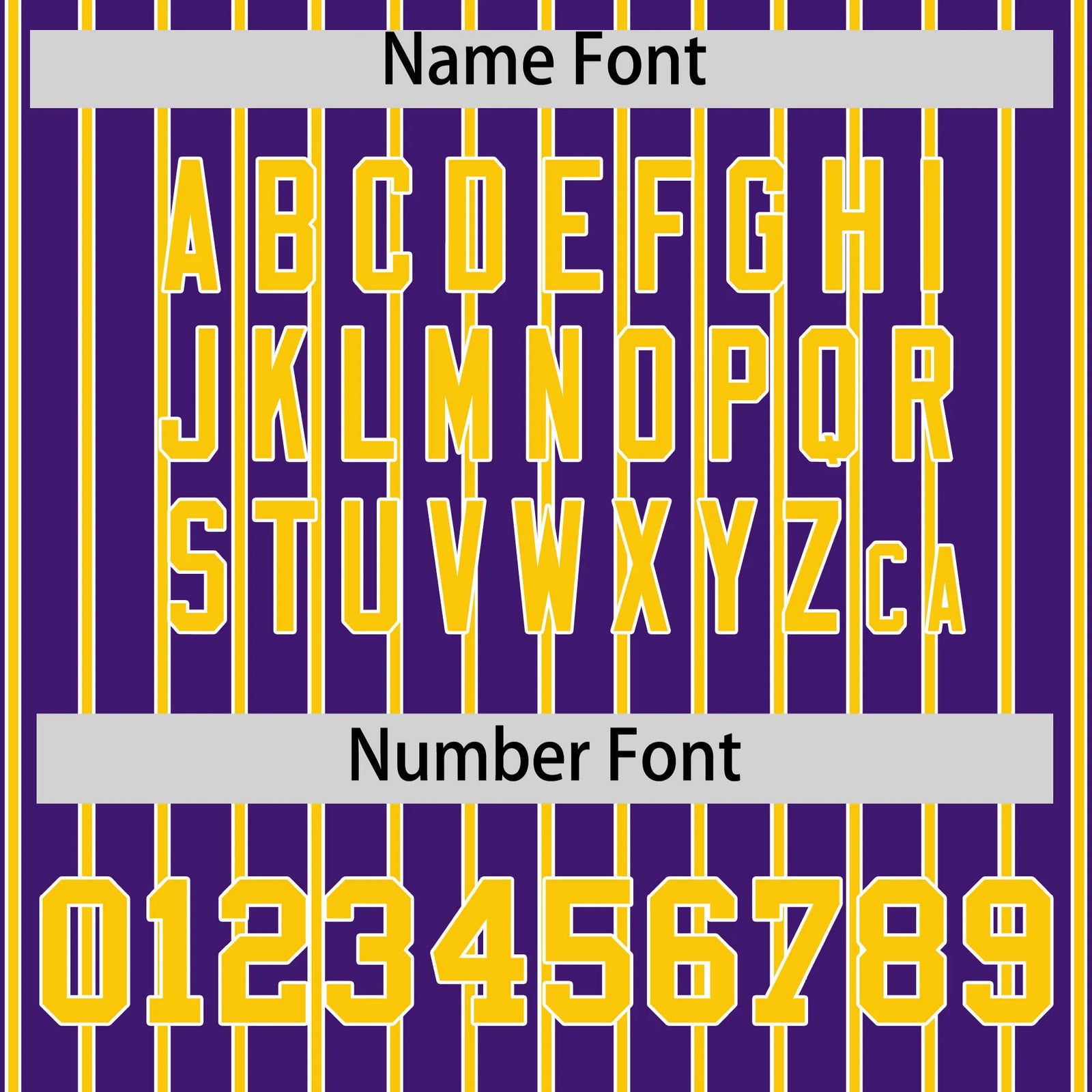 Custom Purple White-Gold01 Pinstripe Pattern Design Performance T-Shirt