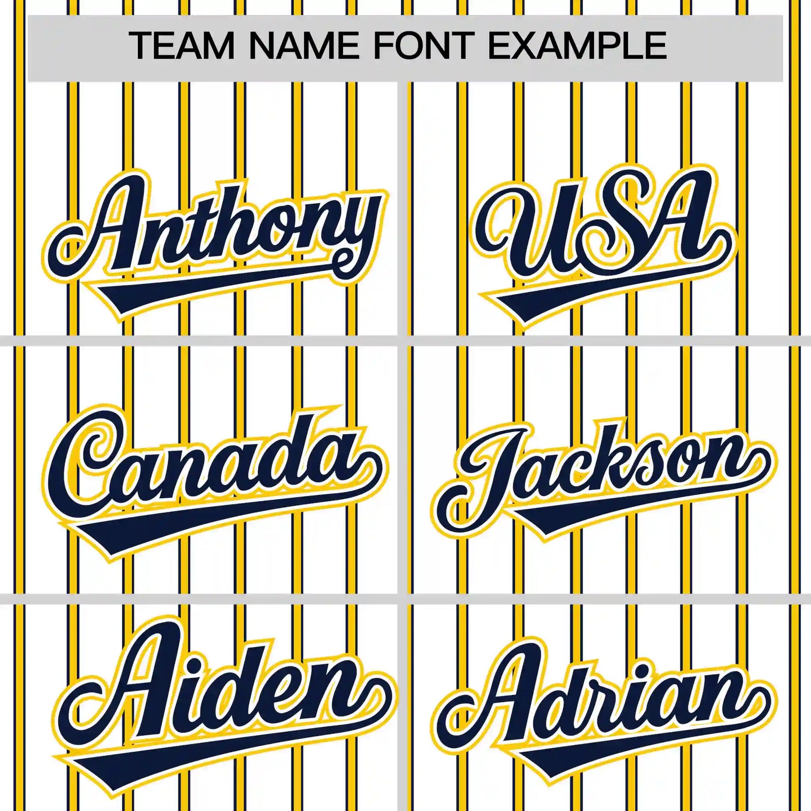 Custom White Navy-Gold01 Pinstripe Pattern Design Performance T-Shirt