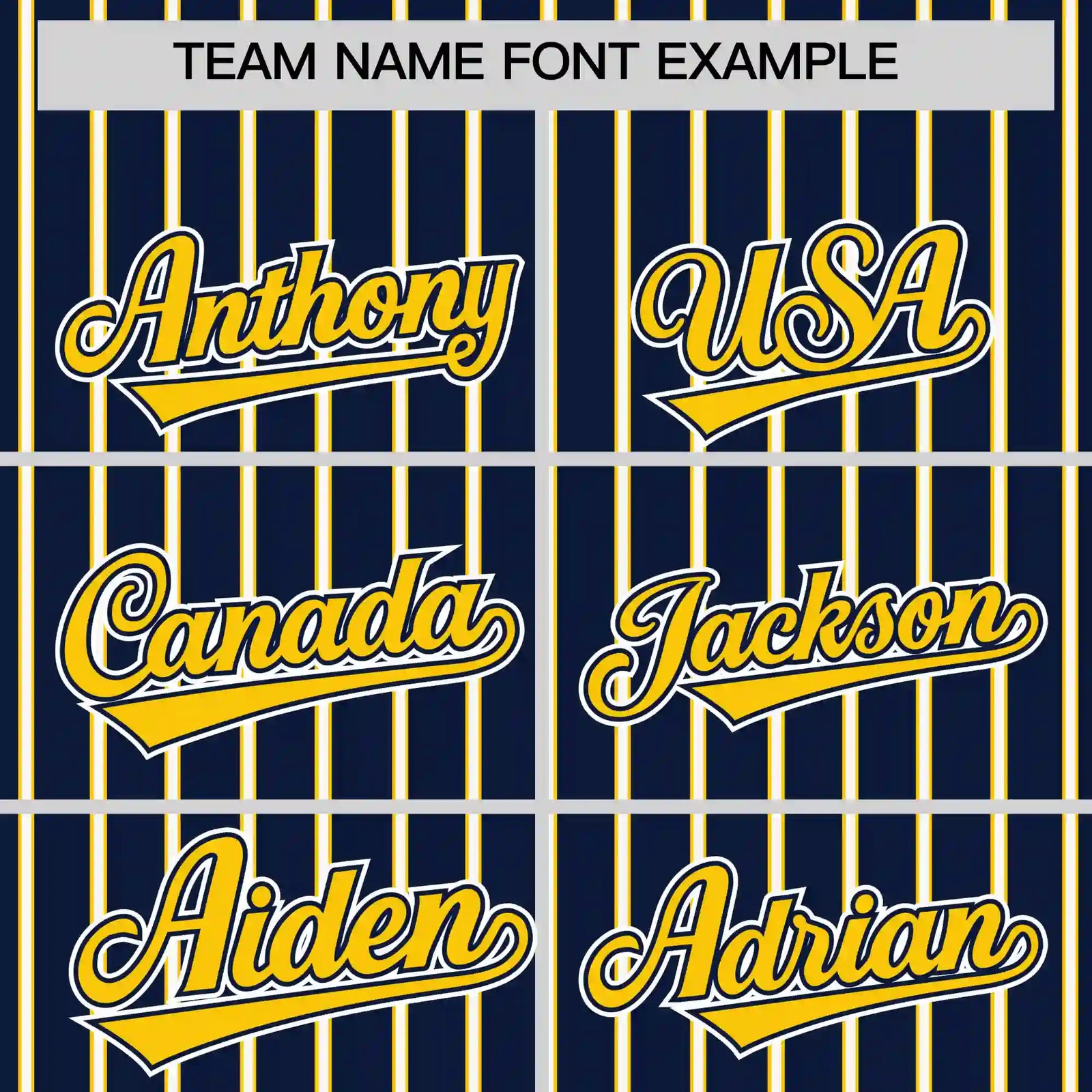 Custom Navy White-Gold01 Pinstripe Pattern Design Performance T-Shirt