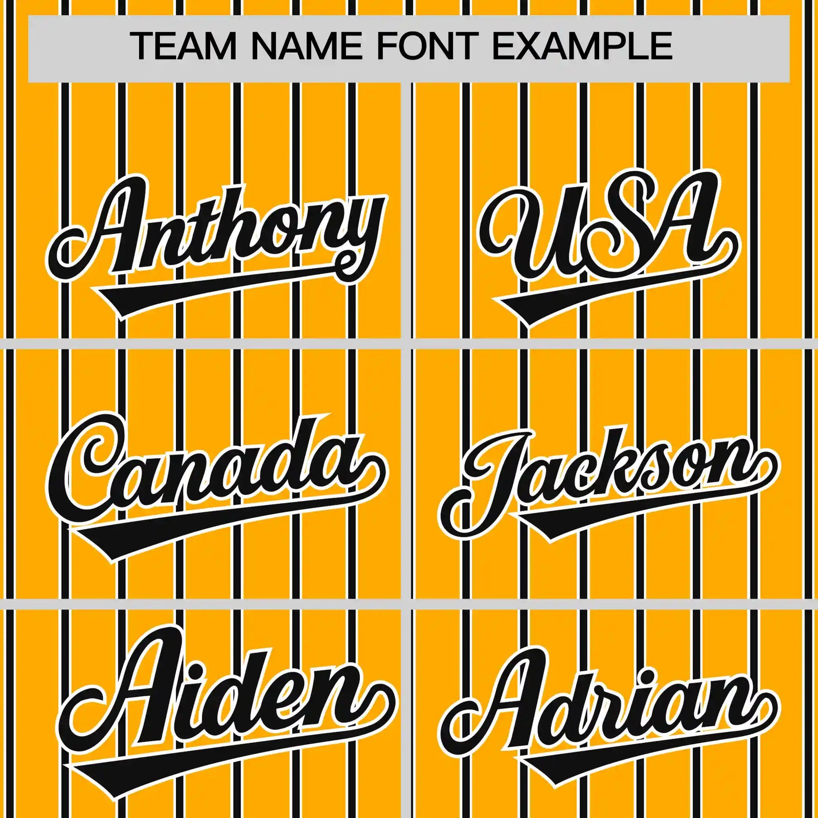 Custom Yellow White-Black Pinstripe Pattern Design Performance T-Shirt