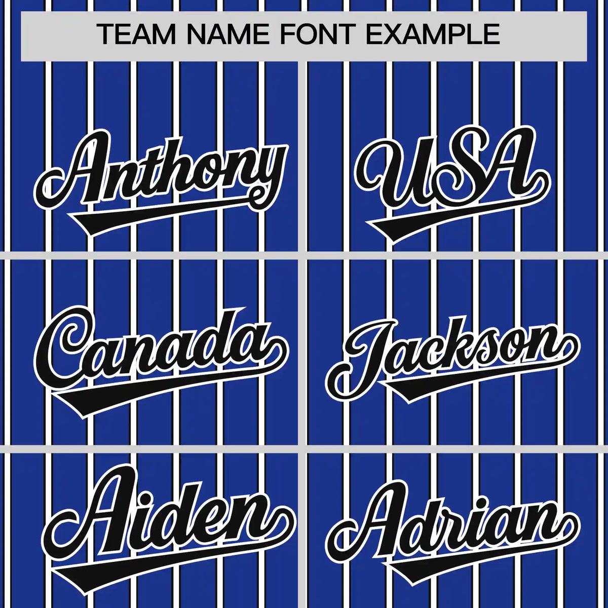 Custom Royal Blue White-Black Pinstripe Pattern Design Performance T-Shirt