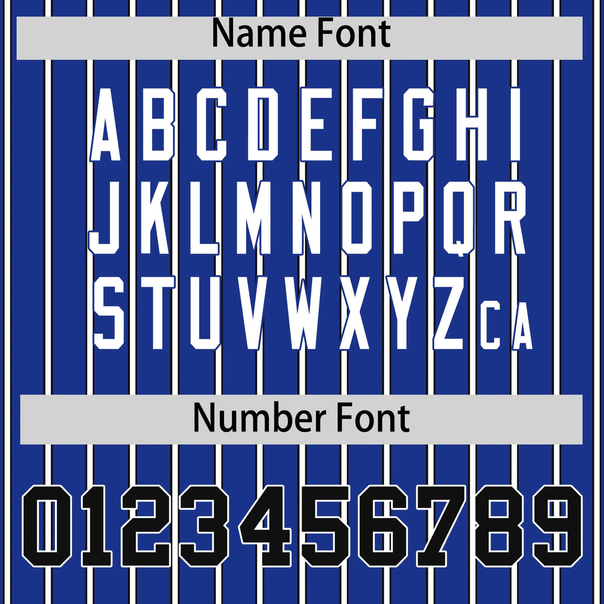 Custom Royal Blue White-Black Pinstripe Pattern Design Performance T-Shirt
