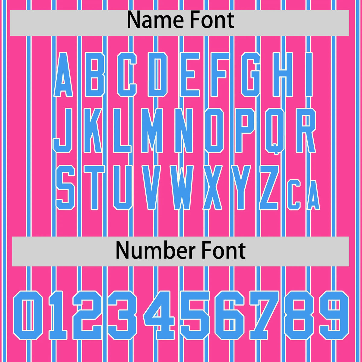 Custom Pink White-Powder Blue Pinstripe Pattern Design Performance T-Shirt