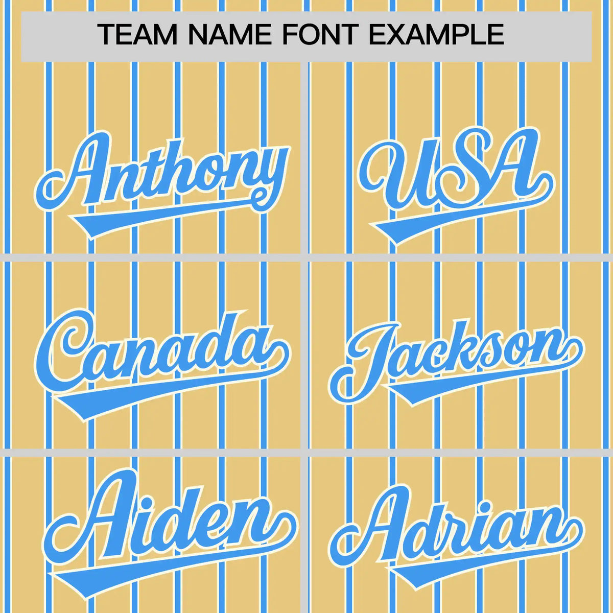 Custom Khaki White-Powder Blue Pinstripe Pattern Design Performance T-Shirt