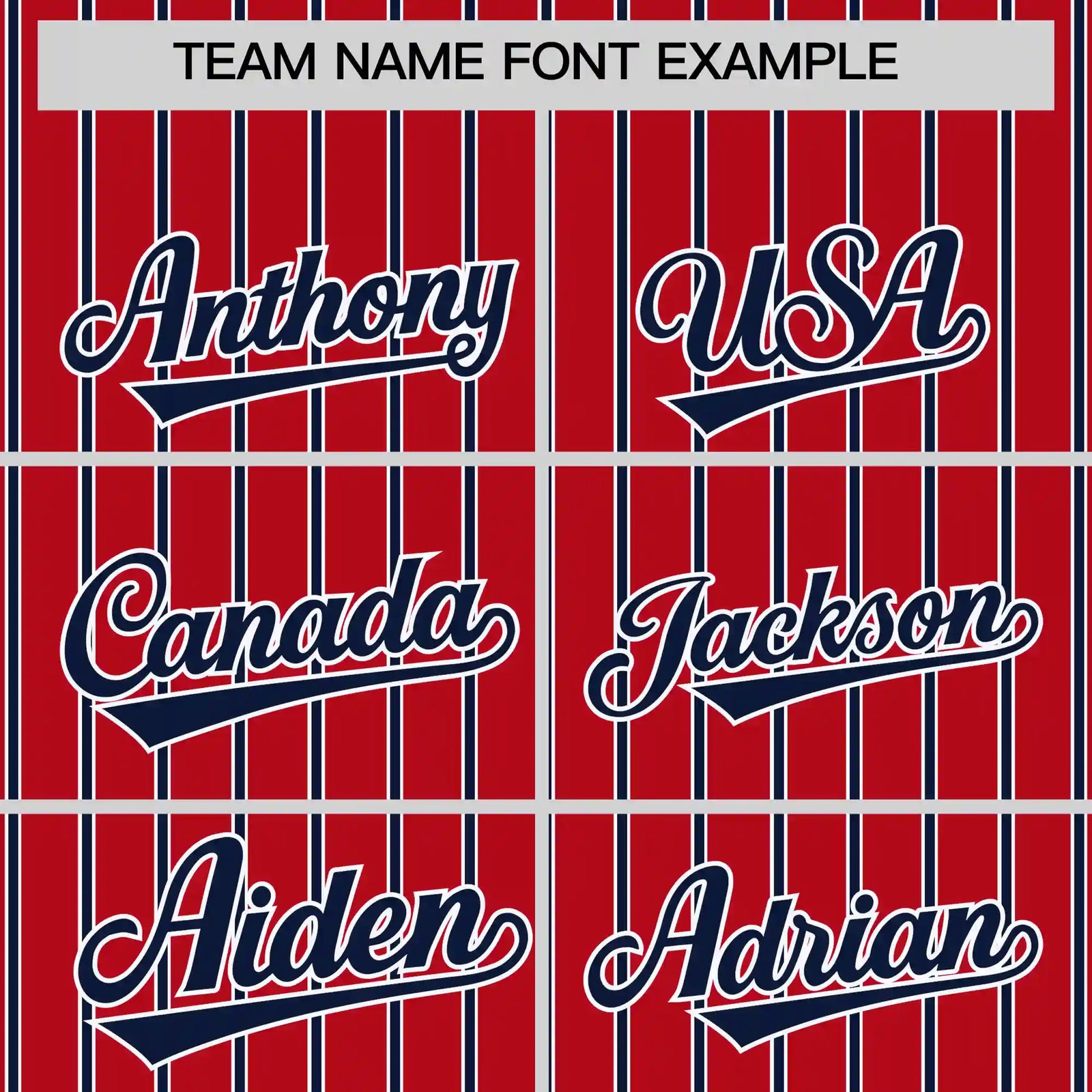 Custom Red White-Navy Pinstripe Pattern Design Performance T-Shirt