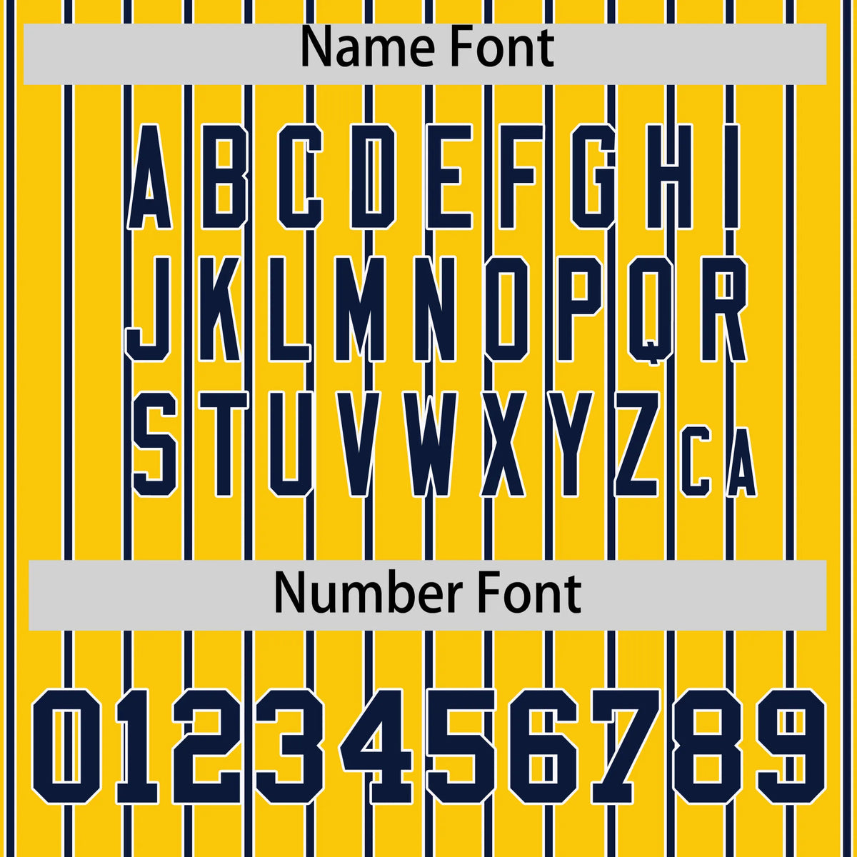 Custom Gold01 White-Navy Pinstripe Pattern Design Performance T-Shirt