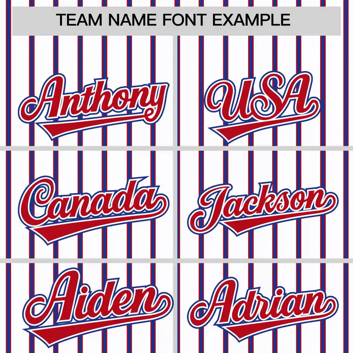Custom White Red-Royal Blue Pinstripe Pattern Design Performance T-Shirt