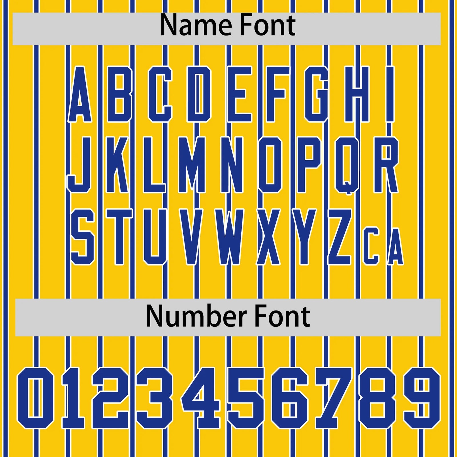 Custom Gold01 White-Royal Blue Pinstripe Pattern Design Performance T-Shirt