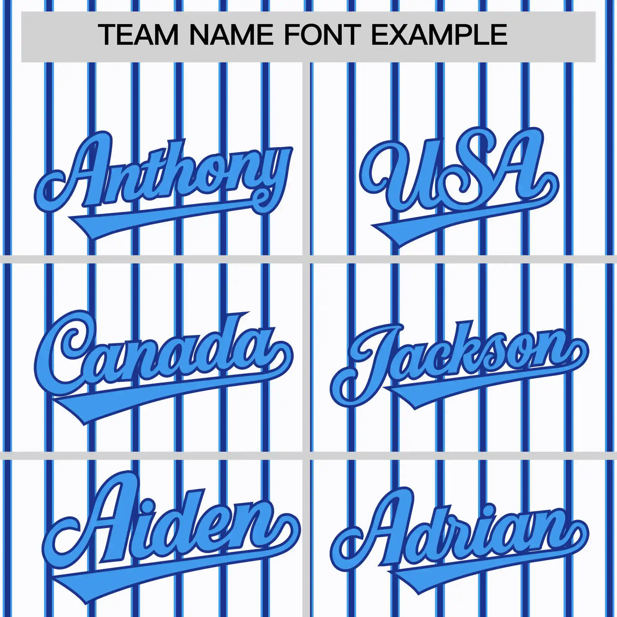 Custom White Powder Blue-Royal Blue Pinstripe Pattern Design Performance T-Shirt