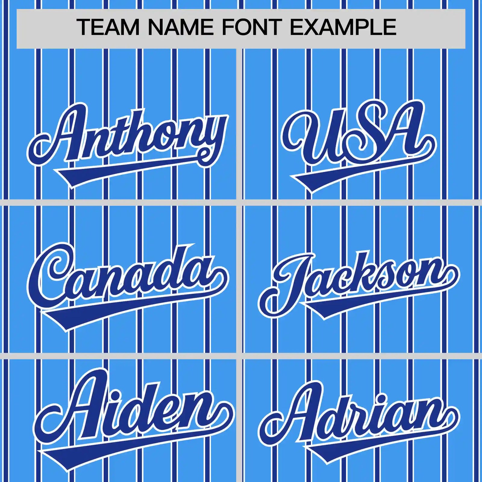 Custom Powder Blue White-Royal Blue Pinstripe Pattern Design Performance T-Shirt
