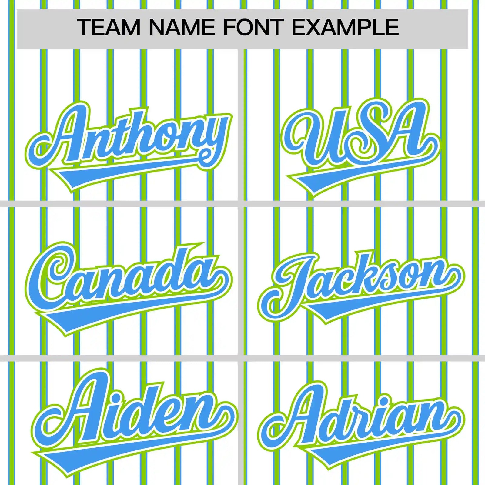Custom White Powder Blue-Neon Green Pinstripe Pattern Design Performance T-Shirt