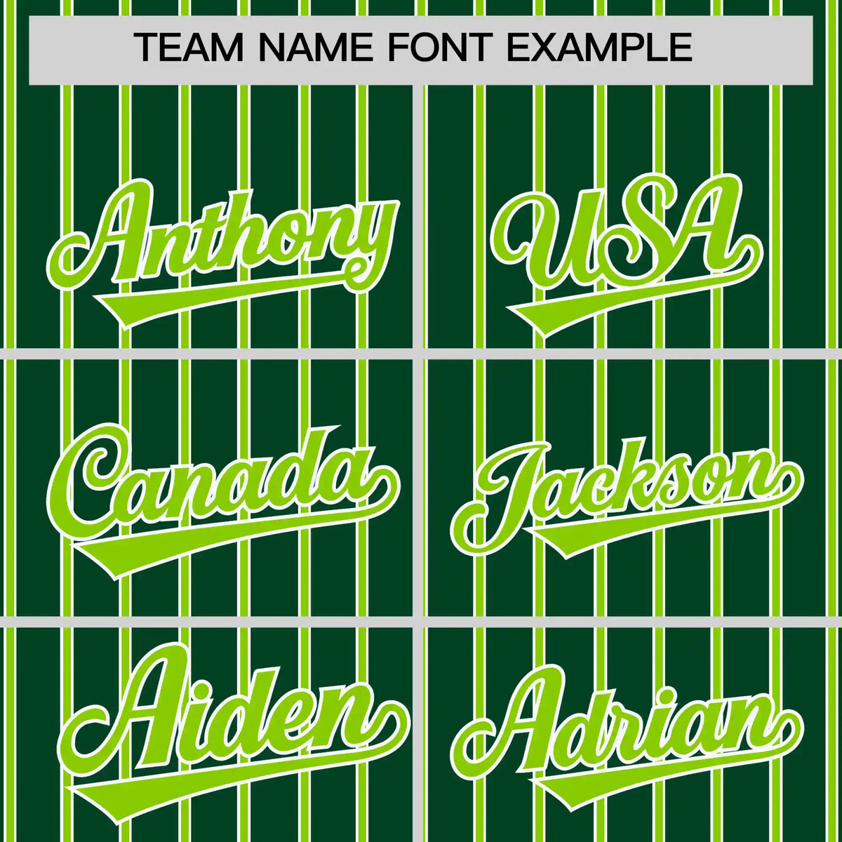 Custom Green White-Neon Green Pinstripe Pattern Design Performance T-Shirt