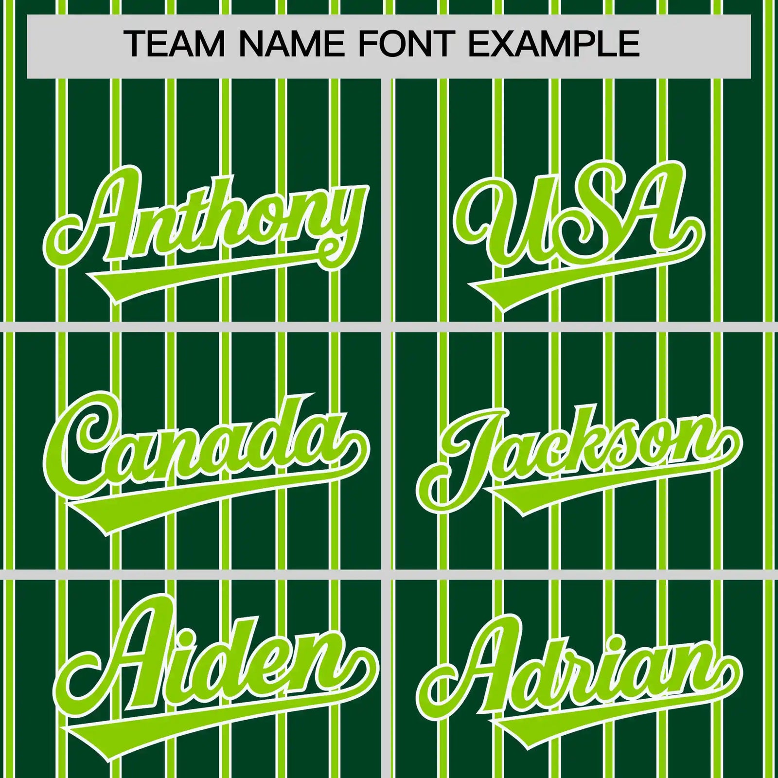 Custom Green White-Neon Green Pinstripe Pattern Design Performance T-Shirt