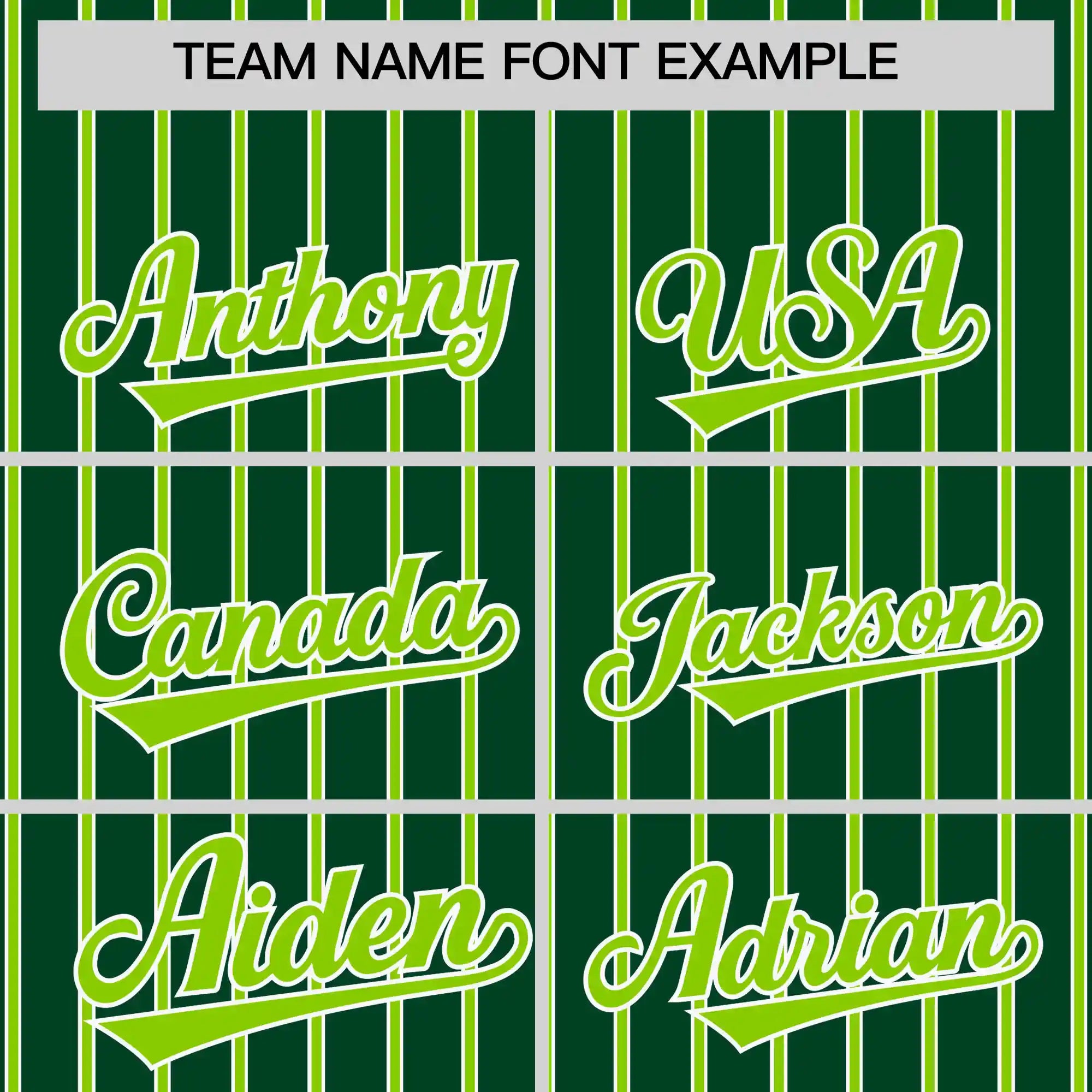 Custom Green White-Neon Green Pinstripe Pattern Design Performance T-Shirt