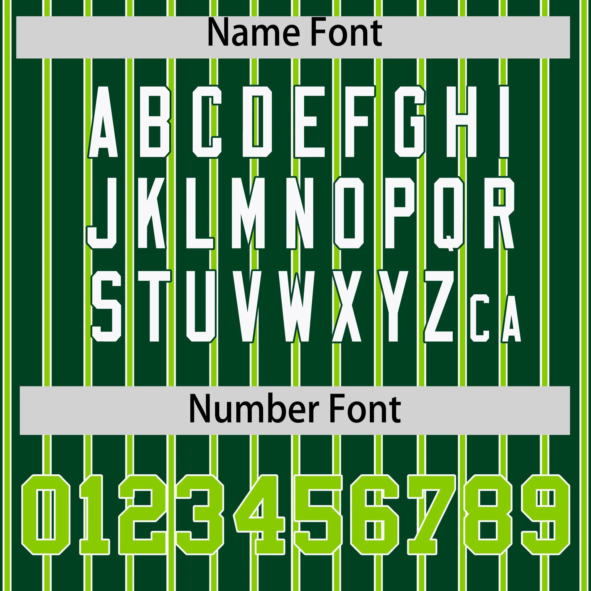 Custom Green White-Neon Green Pinstripe Pattern Design Performance T-Shirt