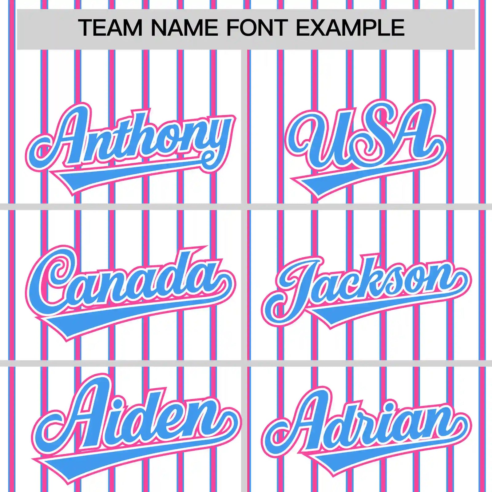 Custom White Powder Blue-Pink Pinstripe Pattern Design Performance T-Shirt