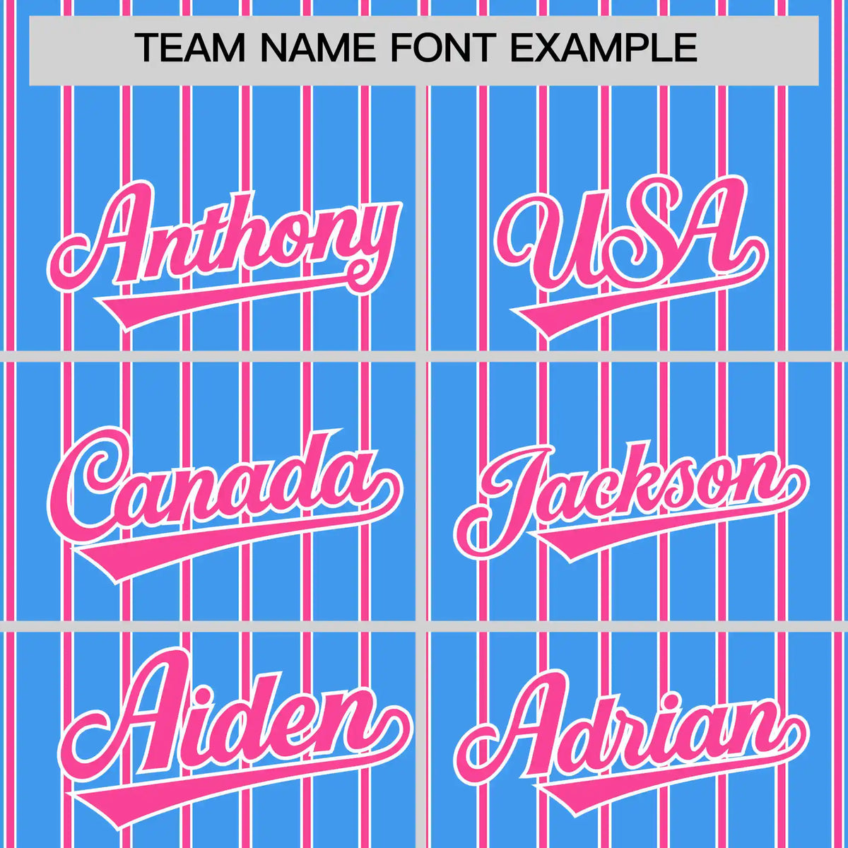 Custom Powder Blue White-Pink Pinstripe Pattern Design Performance T-Shirt