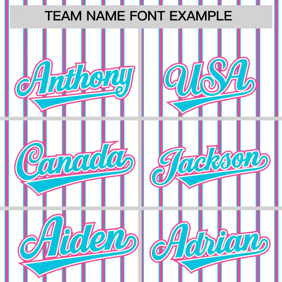 Custom White Sky Blue-Pink Pinstripe Pattern Design Performance T-Shirt
