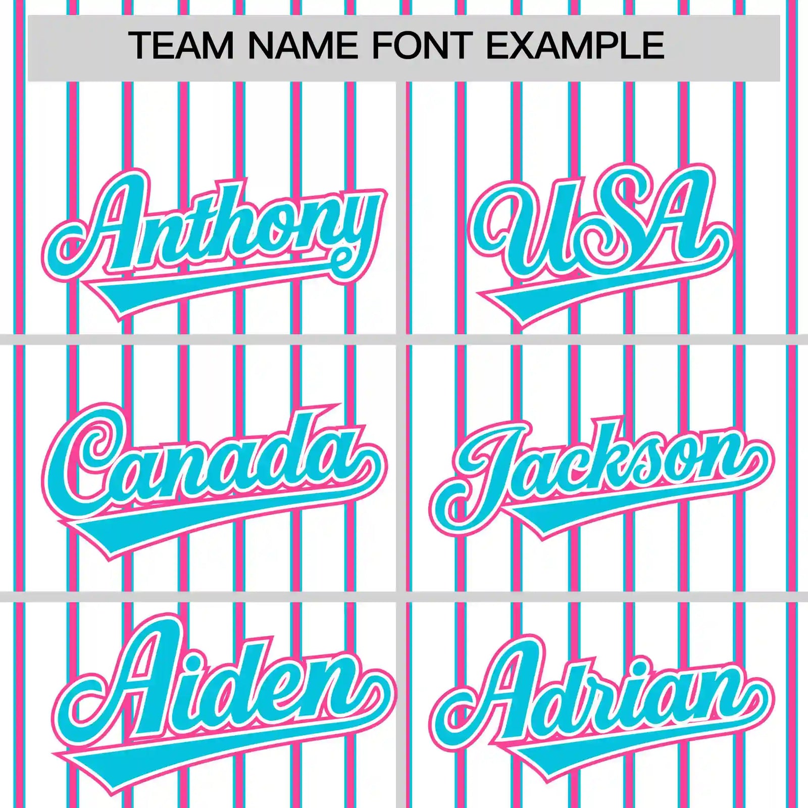 Custom White Sky Blue-Pink Pinstripe Pattern Design Performance T-Shirt